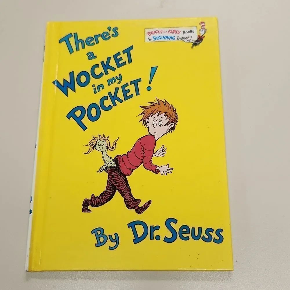 Dr. Seuss There's a Wocket in my Pocket 1974 Book